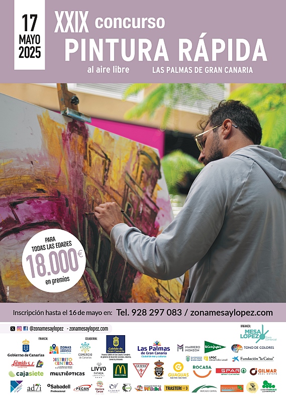 LLEGA EL XXIX CONCURSO DE PINTURA RÁPIDA CON  18.000 € EN PREMIOS
