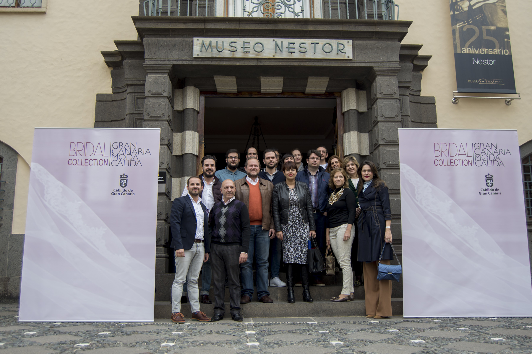 Los diseños de Arcadio Domínguez y Elena Rubio abren la pasarela de la Colección Bridal 