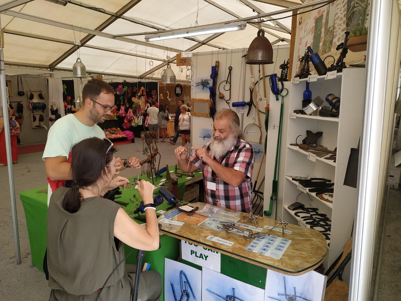  Gran Canaria está presente con 39 artesanos en la Feria de Artesanía Mancha Blanca de Lanzarote