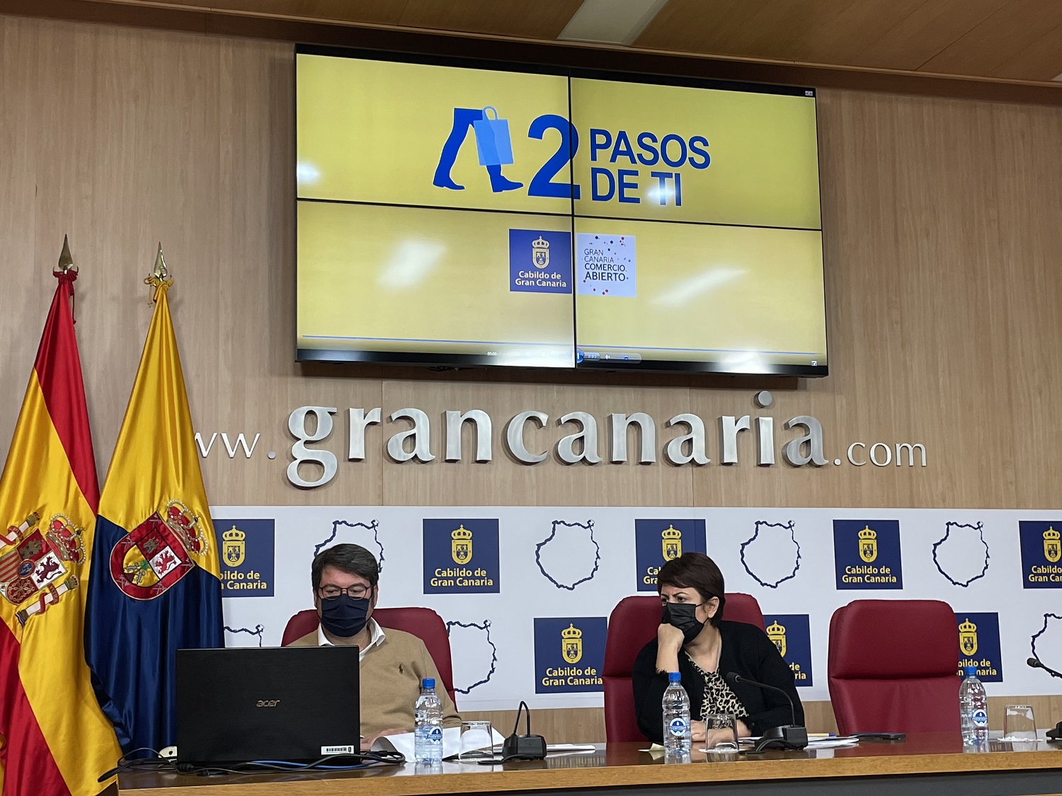 ‘Quedamos en Gran Canaria para que nadie se quede atrás’ es el lema de la campaña del Cabildo para estimular el comercio de proximidad