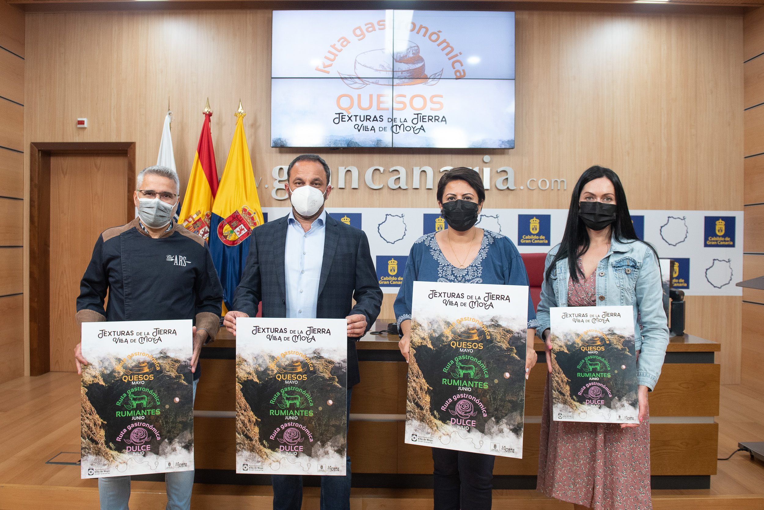 Los quesos de la Villa de Moya protagonizan la primera ruta gastronómica de ‘Texturas de la tierra’